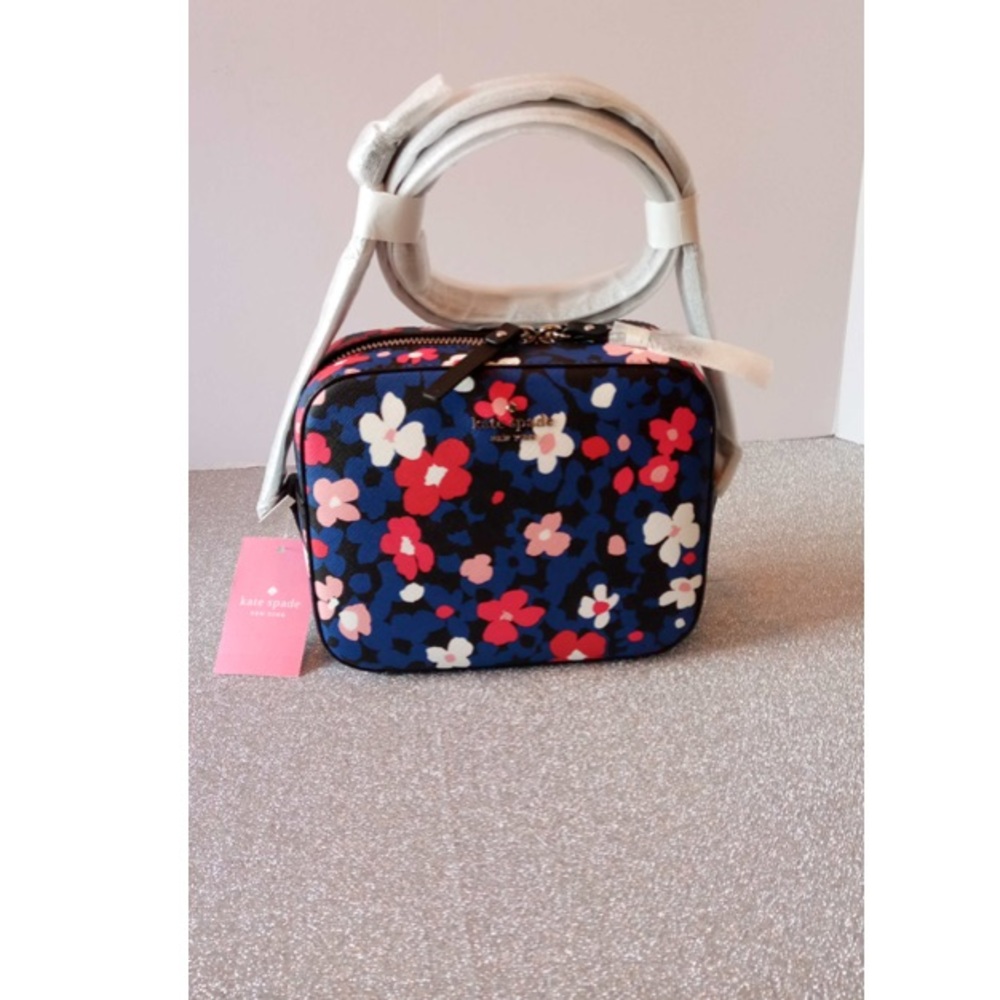 🎉2xHP🎉NWT🛍Kate Spade Newbury Lane Bouquet Cammie Bag ♠️ - Picture 3 of 9